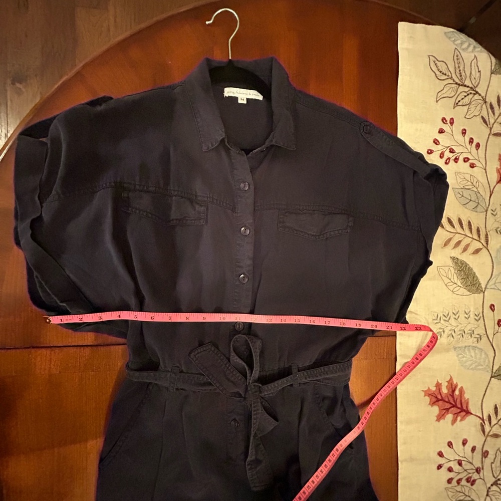 Young Fabulous and Broke Aviator navy blue jumpsuit with dolman sleeves - Picture 8 of 15